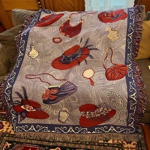 Red Hat Society Blanket “Paint the town red”